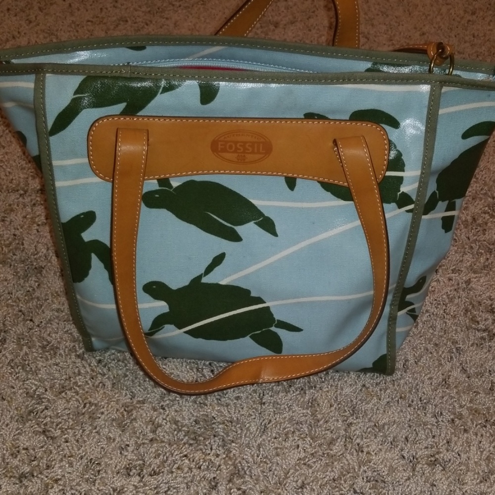 Fossil turtle bag